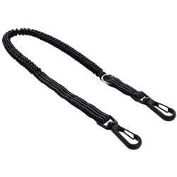 DT-ST-16BKS [布製安全コード ブラックフック 使用荷重3kg シルバー]