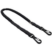 DT-ST-16BKS [布製安全コード ブラックフック 使用荷重3kg シルバー]