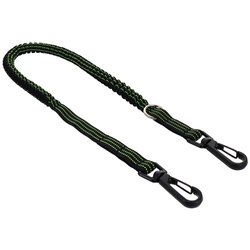 DT-ST-16BKY [布製安全コード ブラックフック 使用荷重3kg イエロー]