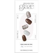 半硬化ジェルネイルシール ダッシングディバ グレーズ ベーシックチェック 34枚 ZMA432NJ Basic Check