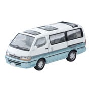 LV-N208d トヨタ ハイエースワゴン スーパーカスタム 白/水色 90年式 [ダイキャストミニカー]