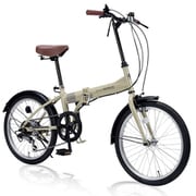 My Pallas(マイパラス) 折りたたみ自転車 20インチ シマノ製6段変速 カフェ MF202