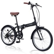 My Pallas(マイパラス) 折りたたみ自転車 20インチ シマノ製6段変速 マットブラック MF202