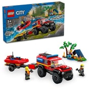 60412 LEGO（レゴ） シティ 4WD消防車とレスキューボート [ブロック玩具]