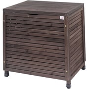 木製ダストボックス ダークブラウン TAN-3024-DBR