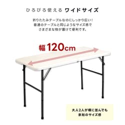 ヨドバシ.com - 谷村実業 TAN-599-120 [PE折りたたみテーブル 120cm