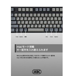 iKBC CD87 茶軸　JIS配列　キーボード ikbc iKBC CD87シリーズ JIS配列 91キー テンキーレス