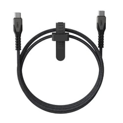 KEVLAR CORE USB-C TO C POWER CABLE PD最大60W 1.5m ブラック/グレイ UAG-RCBL-CC-BK/GY