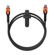 KEVLAR CORE USB-C TO C POWER CABLE PD最大60W 1.5m ブラック/オレンジ UAG-RCBL-CC-BK/OR