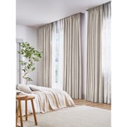 既成カーテン(幅100cm×丈180cm) 形状安定 防炎仕様 タッセル付き 2枚組 AC2296 W100×H180 2P