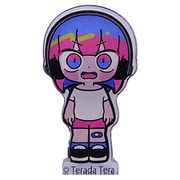 LT-0001 てきとう女子。アクリルピンバッジ A [キャラクターグッズ]