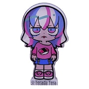 LT-0002 てきとう女子。アクリルピンバッジ B [キャラクターグッズ]
