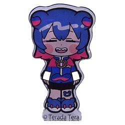 LT-0003 てきとう女子。アクリルピンバッジ C [キャラクターグッズ]