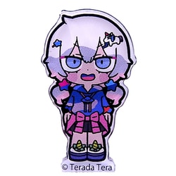 LT-0005 てきとう女子。アクリルピンバッジ E [キャラクターグッズ]