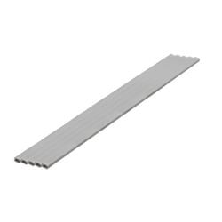 OM-442 プラ＝材料【グレー】 長方形パイプ 4×8mm 5本入 [プラモデル用品]