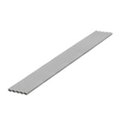 OM-442 プラ＝材料【グレー】 長方形パイプ 4×8mm 5本入 [プラモデル用品]