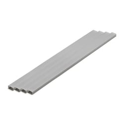 OM-444 プラ＝材料【グレー】 長方形パイプ 6×12mm 4本入 [プラモデル用品]