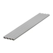 OM-444 プラ＝材料【グレー】 長方形パイプ 6×12mm 4本入 [プラモデル用品]