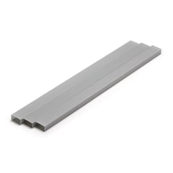OM-446 プラ＝材料【グレー】 長方形パイプ 8×16mm 3本入 [プラモデル用品]