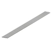 OM-453 プラ＝材料【グレー】 ハーフパイプ 2.5×5mm 4本入 [プラモデル用品]