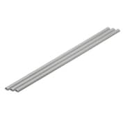 OM-455 プラ＝材料【グレー】 ハーフパイプ 3.5×7mm 3本入 [プラモデル用品]