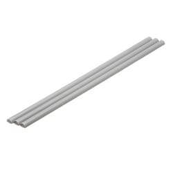 OM-456 プラ＝材料【グレー】 ハーフパイプ 4×8mm 3本入 [プラモデル用品]