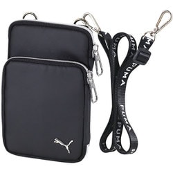 プーマ PUMA スマホポーチ ダブルファスナータイプ ブラック PM489BK