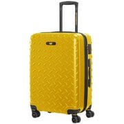Caterpillar キャタピラー スーツケース Cat Cargo（キャットカーゴ） Industrial Plate 24” Trolley Mサイズ 65cm 旅行日数目安：3～5泊 60L TSAロック搭載 機内持ち込み 静音 Sulphur（サルファー） 83685