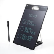 クリップ付き 電子メモパッド ブラック DH-320BK