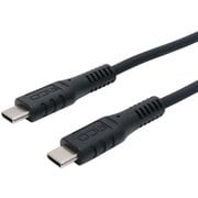 やわらかい USB2.0 Type-Cケーブル PD60W対応 1.5m ブラック USB-YCC15/BK