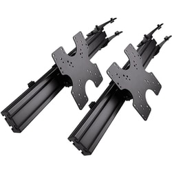 ELITE FREESTANDING TRIPLE MONITOR STAND ADD ON CARBON GREY モニタースタンドアドオン NLR-E006
