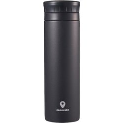 ココカフェ 真空二重マグ 300ml パウダーコート チャコール CC-30C
