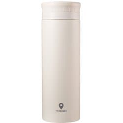 ココカフェ 真空二重マグ 500ml パウダーコート アイボリー CC-50I