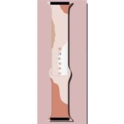 Apple Watchバンド シリコン迷彩 ピンク 38mm/40mm/41mm アップルウォッチ ケース用 バンド