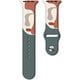 Apple Watchバンド シリコン迷彩 グリーンワインレッド 38mm/40mm/41mm アップルウォッチ ケース用 バンド