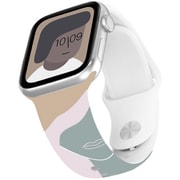 Apple Watchバンド シリコン迷彩 ミントピンク 38mm/40mm/41mm アップルウォッチ ケース用 バンド