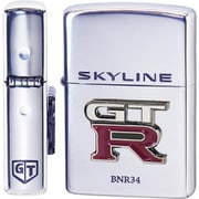 オイルライター ZIPPO GT-R BNR34 エンブレム SV