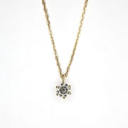 K18ダイヤモンドネックレス チェーン45cm 002030583