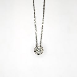 PT900ダイヤモンドネックレス チェーン45cm 002030588
