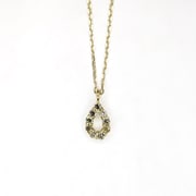K18ダイヤモンドネックレス チェーン40cm 013039221