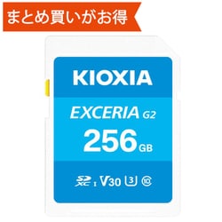 EXCERIA G2 SDXCカード 256GB Class10 UHS-I U3 V30 最大読込100MB/s 最大書込50MB/s KSDU-B256G