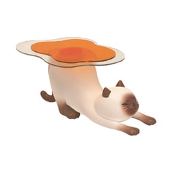 PF302 下受けのネコ シャム猫 [塗装済完成品フィギュア 全高約136mm]