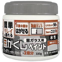 窓ガラス用 目かくしペイント 330g ブラック WP330131