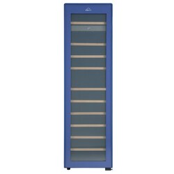 薄型ワインセラー Essential（エッセンシャル） 調光調色機能付きLED 44本収納 スライドラック オートクローズ扉 1温度タイプ 右開き ブルー FJE-113GSL（BU）