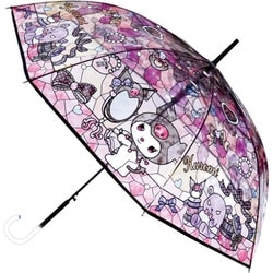 長傘 ステンドグラス傘 60cm ジャンプ式 クロミ