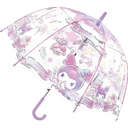 子供用傘 ビニール傘 クロミ ファンタジー 55cm ジャンプ式 32493
