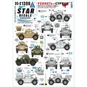 SD35-C1390 1/35 現用 キプロス紛争のフェレット偵察車 #1 イギリス/デンマーク軍のフェレットMk.1/Mk.2 [プラモデル用品]