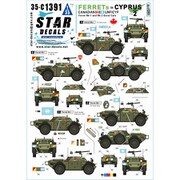 SD35-C1391 1/35 現用 キプロス紛争のフェレット偵察車 #2 UNFICYPのカナダ軍フェレットMk.1/Mk.2 [プラモデル用品]