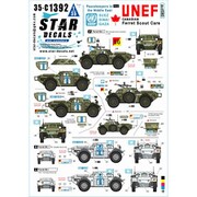 SD35-C1392 1/35 現用 中近東の平和維持軍 #3 UNEFカナダ軍のフェレットMk.1偵察車 [プラモデル用品]