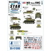 SD35-C1395 1/35 WWII アメリカ 第2機甲師団のM8 75mm自走榴弾砲 Dデー/フランス 1944年 [プラモデル用品]